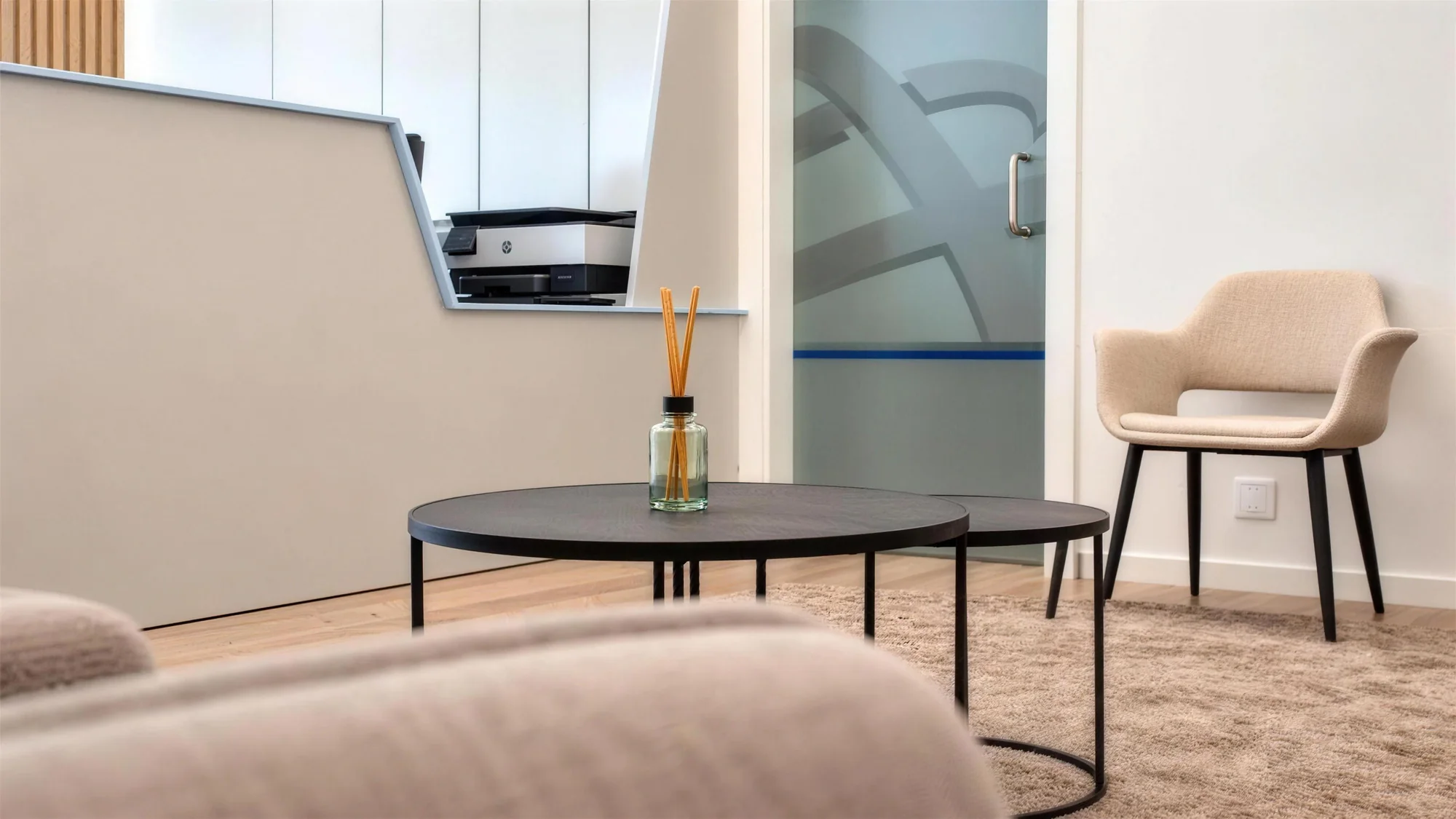 Sala de espera da Lusocare Montijo