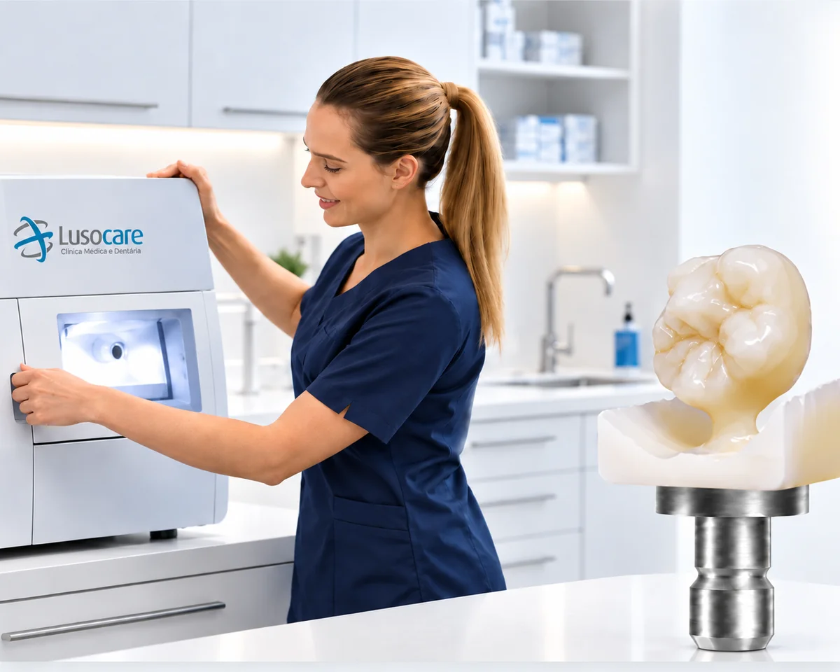 Fresadora CAD-CAM da Lusocare